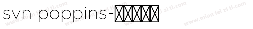 svn poppins字体转换